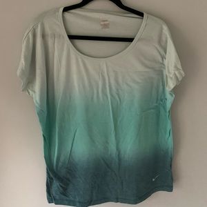 Nike Ombré Blue Short Sleeve